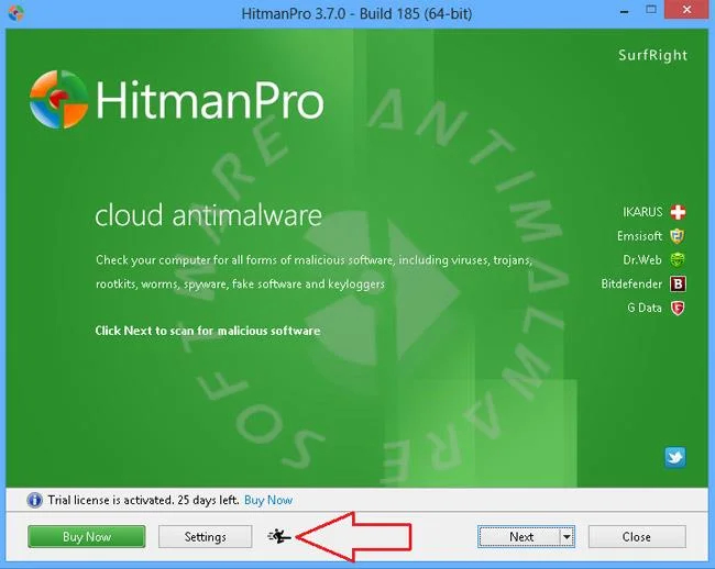 HitmanPro.Kickstartの使用手順