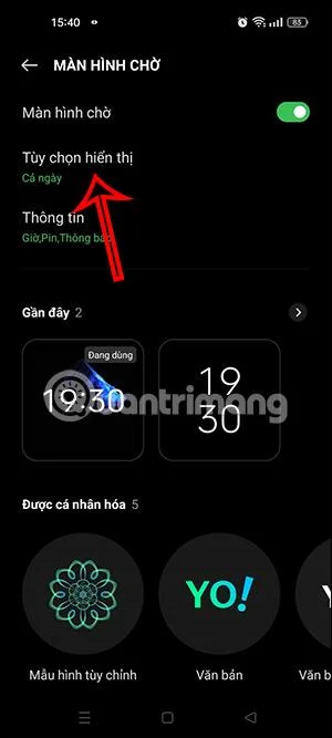 Instrucciones para instalar Always on Display para teléfonos OPPO
