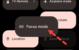 Cara menggunakan Mod Fokus pada Android