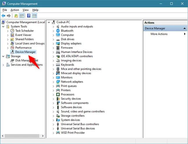 15 cara untuk membuka Pengurus Peranti dalam Windows 10
