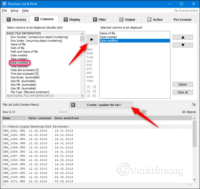 Windows'ta bir klasördeki dosyaların listesi nasıl yazdırılır veya kaydedilir?
