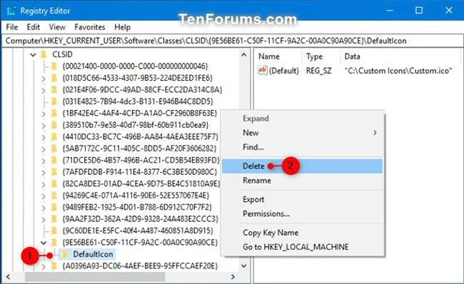 Windows'ta Masaüstüne Gönder simgesi (kısayol oluştur) nasıl değiştirilir?