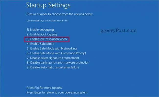 Comment corriger l'erreur d'écran noir après avoir ajusté les paramètres d'affichage dans Windows 10