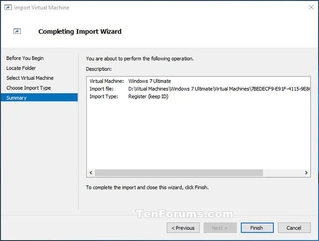 Bagaimana untuk mengimport mesin maya Hyper-V dalam windows 10