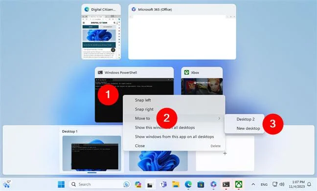 Comment utiliser la vue des tâches sur Windows 11