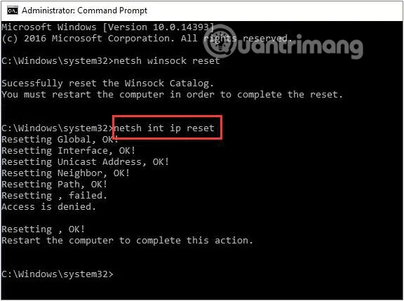 Correggi rapidamente l'errore "Il WiFi non ha una configurazione IP valida" su Windows 10