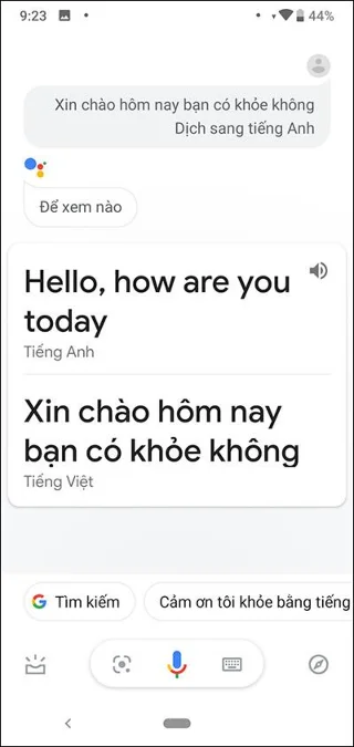 Cara menterjemah suara pada Google Assistant