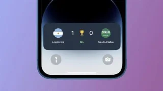 Bola Sepak Forza: Ikuti markah Piala Dunia pada skrin kunci iPhone