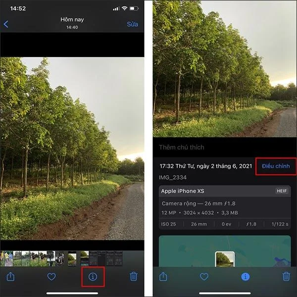 Bagaimana untuk menetapkan tarikh dan masa pada foto iPhone