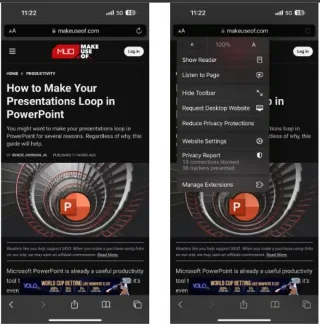 Comment écouter des articles dans Safari sur iPhone/iPad