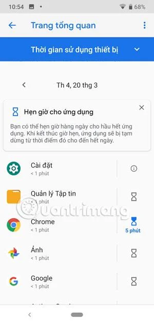 Cómo limitar el tiempo de uso de aplicaciones en teléfonos Android