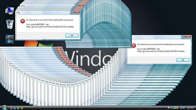 Download de Windows-foutbehangset