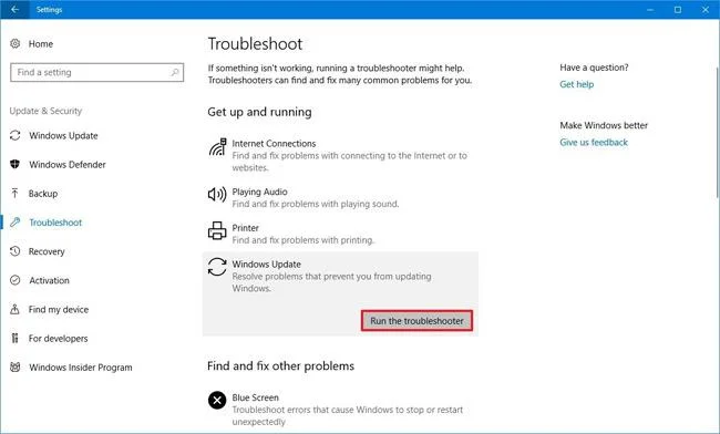 Betulkan beberapa ralat sebelum dan selepas menaik taraf Windows 10 April 2018 Update