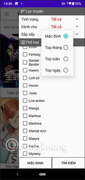 Comment utiliser l'application de lecture de bandes dessinées sur Android
