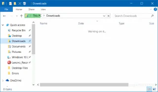 Corrigez lerreur douverture trop lente du dossier de téléchargement sur Windows 10