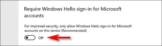 Bagaimana untuk mematikan log masuk Windows Hello untuk log masuk dengan kata laluan pada Windows 10