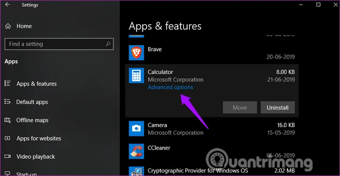Bagaimana untuk menyelesaikan masalah kehilangan Kalkulator dalam Windows 10