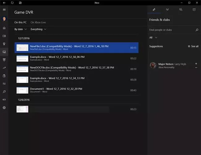 Windows 10'da ekranı kaydetmek için Xbox Game DVR nasıl kullanılır