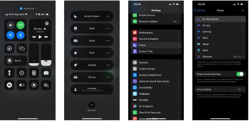 Adakah ciri Fokus pada iPhone serupa dengan Jangan Ganggu?