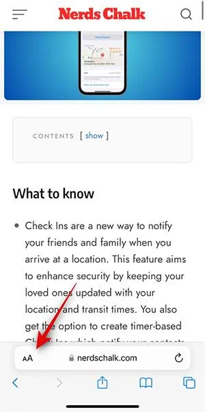 Bagaimana untuk mendayakan mod membaca halaman web pada Safari