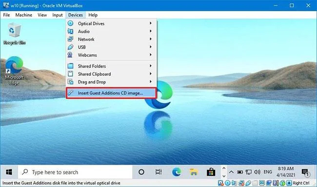Bagaimana untuk memasang Penambahan Tetamu dalam VirtualBox