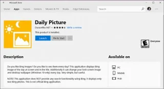 Bagaimana untuk menetapkan Bing Daily Images sebagai kertas dinding Windows 10 dan skrin kunci