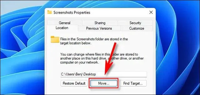 Windows'ta ekran görüntülerinin kaydedildiği konum nasıl değiştirilir?