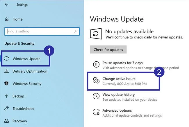 Bagaimana untuk mendayakan/melumpuhkan Waktu Aktif pada Windows 10