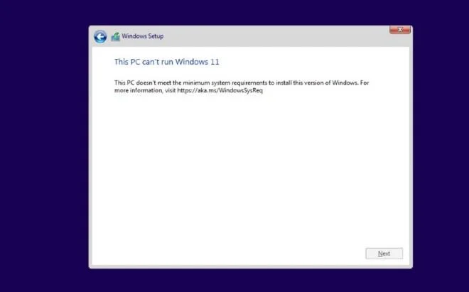 Windows 11 のインストール時に TPM 2.0 要件をバイパスする方法