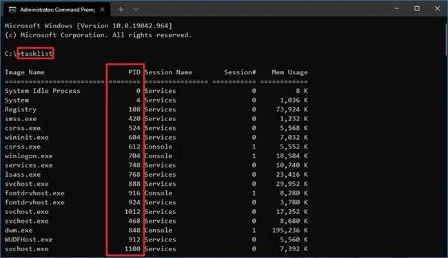 Bagaimana untuk mencari ID Proses aplikasi pada Windows 10