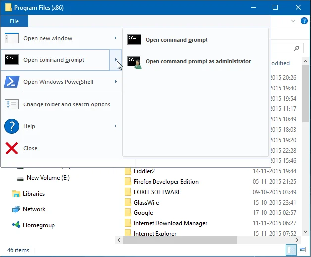 12 cara mudah untuk membuka CMD - Command Prompt pada Windows 10