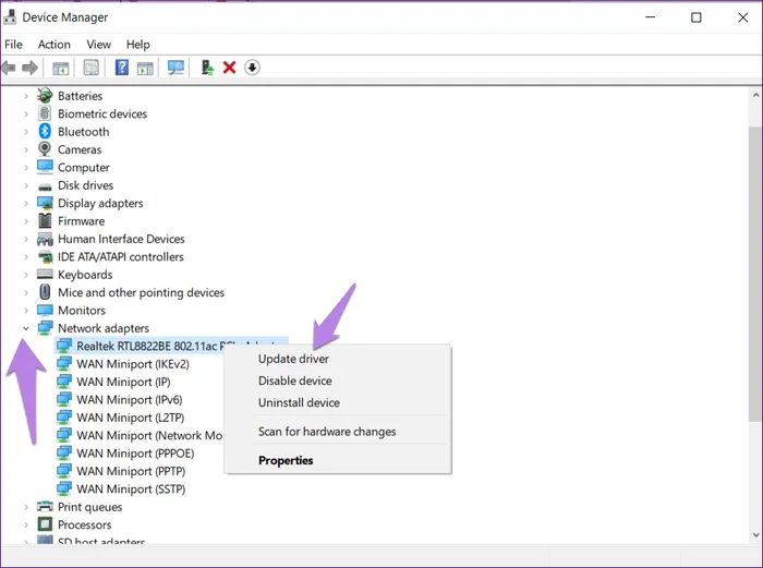 Windows 10'da ağ bağdaştırıcısını görememe hatası nasıl düzeltilir