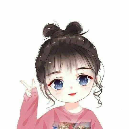 Awatar Chibi, uroczy awatar, piękny awatar Chibi