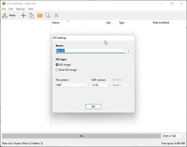 Windows'ta dosya ve klasörler ISO'ya nasıl dönüştürülür?