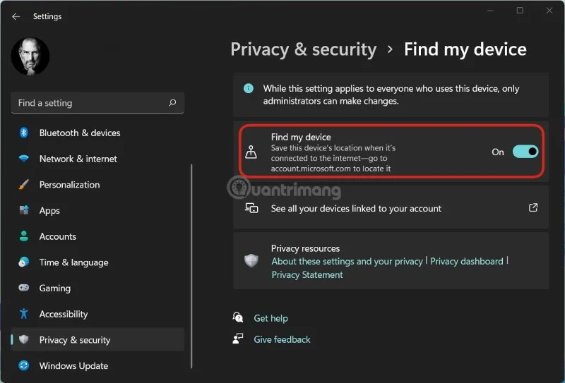 Hoe u Vind mijn apparaat kunt inschakelen op Windows 11, hoe u een laptop kunt vinden op Windows 11