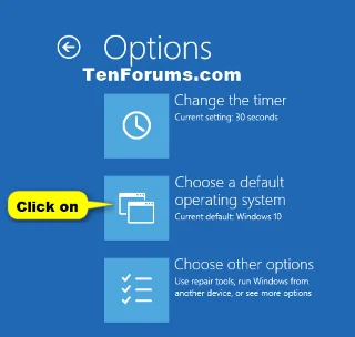 Bagaimana untuk memilih sistem pengendalian lalai untuk boot dalam Windows 10