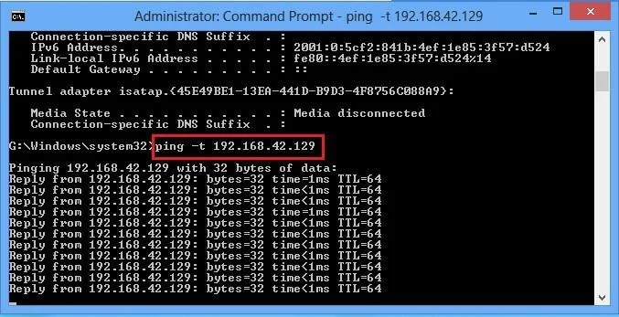 Percepatkan sambungan Internet menggunakan arahan CMD pada WindowsXP/7/8/8.1