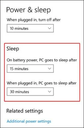 Windows 10'da otomatik Uyku modu nasıl devre dışı bırakılır?