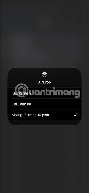 Cara mematikan perkongsian dengan orang di AirDrop secara automatik