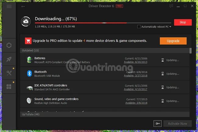 Muat turun pemacu, kemas kini pemacu dengan Driver Booster Free dengan hanya satu klik