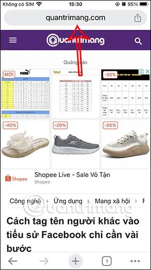 Cara mengalihkan bar alamat iPhone Chrome ke bawah