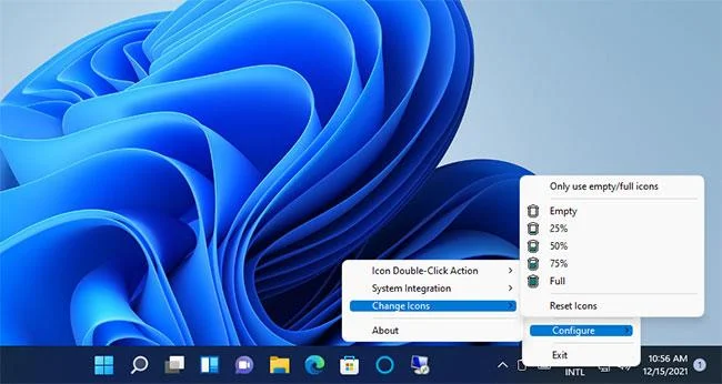 Comment ajouter la corbeille à la barre d'état système de Windows 11