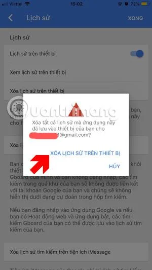 Bagaimana untuk memadamkan sejarah carian Google pada telefon