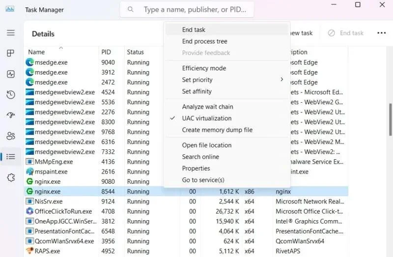 Windows'ta Nginx Sunucusu nasıl kurulur ve çalıştırılır