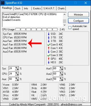 Cara menggunakan SpeedFan untuk memeriksa suhu CPU dan kelajuan kipas komputer