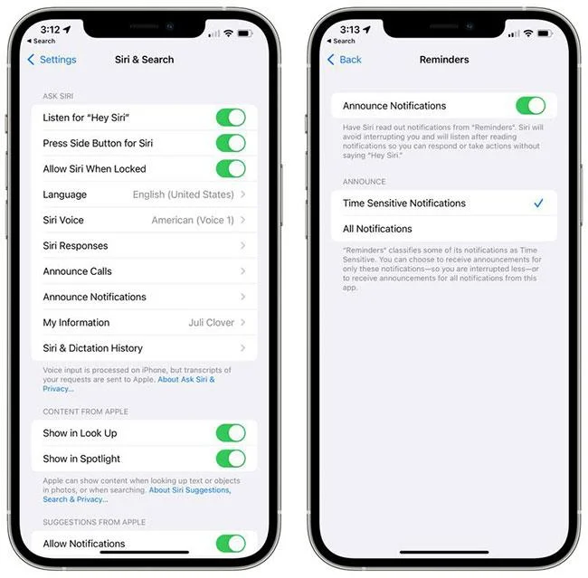 Perkara baharu dalam apl Nota dan Peringatan pada iOS 15