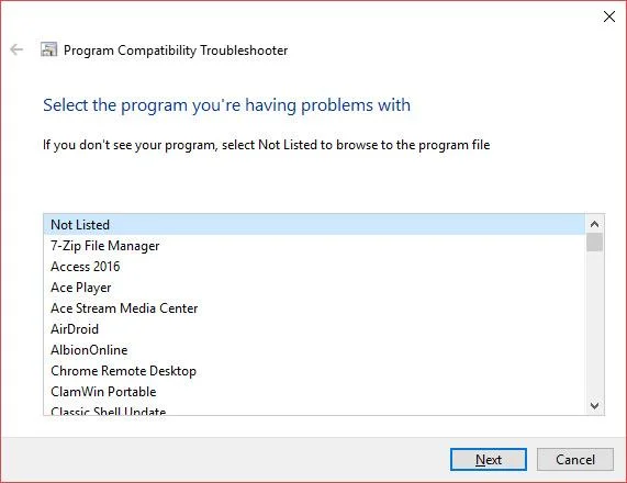 Bagaimana untuk menjalankan permainan dan perisian lama pada Windows 10