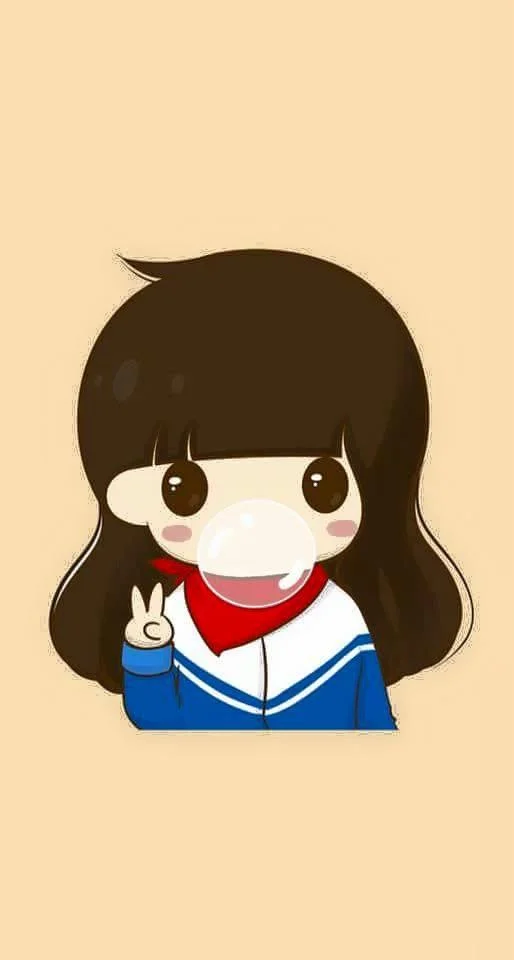 Kertas dinding pasangan yang sangat comel untuk telefon