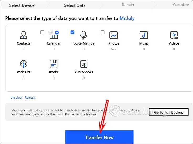 Cara menggunakan PhoneTrans untuk memindahkan data iPhone ke iPhone, Android