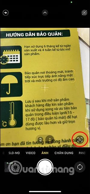 Bagaimana untuk menyalin teks Vietnam dalam foto pada iPhone
